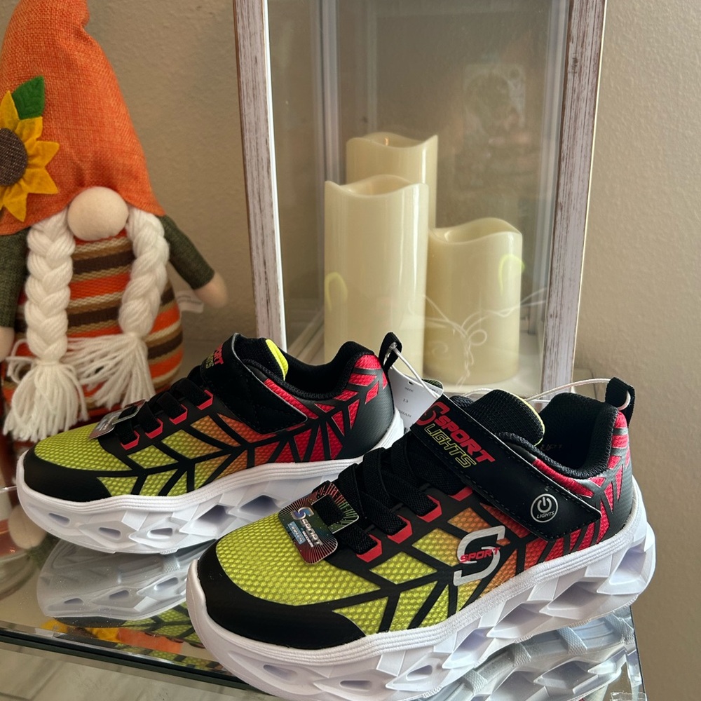 Boys Skechers sports lighted sneakers